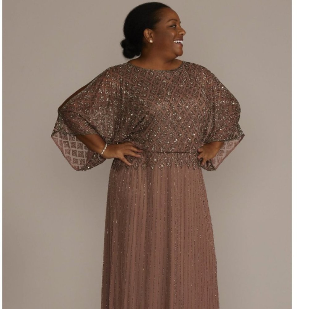 Davids Bridal Pisarro Nights Beaded Mother Of Bride Dress size 24W